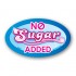 No Sugar Added Full Color Oval Merchandising Labels - Copyright - A1PKG.com SKU -  10645
