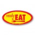 Ready To Eat Bright Yellow Oval Merchandising Labels - Copyright - A1PKG.com SKU - 11076