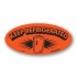 Keep Refrigerated Fluorescent Red Oval Merchandising Labels - Copyright - A1PKG.com SKU - 11180