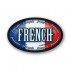 French Full Color Oval Merchandising Labels - Copyright - A1PKG.com SKU -  13916