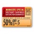 Instant Savings 50% off Coupon Full Color Rectangle Merchandising Labels - Copyright - A1PKG.com SKU -  15311
