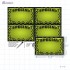 Green Special 3D Starburst Merchandising Placards 4UP (5.5" x 3.5") - Copyright - A1PKG.com - 16006