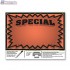 Orange Special 3D Starburst Merchandising Placards 1UP (11" x 7") - Copyright - A1PKG.com - 16007
