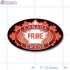 Canada Prime Grade Full Color Oval Merchandising Labels - Copyright - A1PKG.com SKU - 20301
