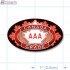 Canada Prime Grade AAA Full Color Oval Merchandising Labels - Copyright - A1PKG.com SKU - 20302