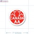 Canada Prime Grade Red AA Circle Merchandising Labels - Copyright - A1PKG.com SKU - 20324