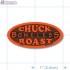 Boneless Chuck Roast Fluorescent Red Oval Merchandising Labels - Copyright - A1PKG.com SKU - 20743
