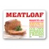 Meatloaf Full Color HMR Oval Merchandising Labels - Copyright - A1PKG.com SKU -  26575