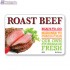 Roast Beef Full Color HMR Rectangle Merchandising Labels - Copyright - A1PKG.com SKU -  26578