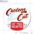 Custom Cut of the Month Circle Merchandising Labels - Copyright - A1PKG.com SKU # 26592