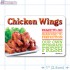 Chicken Wings Full Color HMR Rectangle Merchandising Labels - Copyright - A1PKG.com SKU -  26595