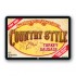 Country Style Turkey Sausage Full Color Rectangle Merchandising Labels - Copyright - A1PKG.com SKU -  28105