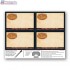 Sausage Tastes of the World Merchandising Placards 4UP (5.5" x 3.5") - Copyright - A1PKG.com - 28126