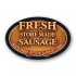 Fresh Store Made Sausahe Oval Merchandising Labels - Copyright - A1PKG.com SKU # 26161