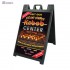 Sizzling Summer Kabob Center Merchandising Signicade with Graphics A1Pkg.com SKU 28028