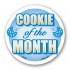 Cookie of the Month Full Color Circle Merchandising Label Copyright A1PKG.com - 30102
