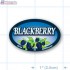 Blackberry Full Color Oval Merchandising Labels - Copyright - A1PKG.com SKU -  33104