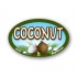 Coconut Full Color Oval Merchandising Labels - Copyright - A1PKG.com SKU -  33107