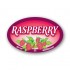 Raspberry Full Color Oval Merchandising Labels - Copyright - A1PKG.com SKU -  33118