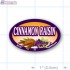 Cinnamon Raisin Full Color Oval Merchandising Labels - Copyright - A1PKG.com SKU -  33133