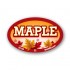 Maple Full Color Oval Merchandising Labels - Copyright - A1PKG.com SKU -  33139