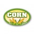Corn Full Color Oval Merchandising Labels - Copyright - A1PKG.com SKU -  33141