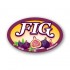 Fig Full Color Oval Merchandising Labels - Copyright - A1PKG.com SKU -  33159
