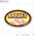 Barley Full Color Oval Merchandising Labels - Copyright - A1PKG.com SKU -  33161