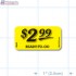 $2.99 Ready to Go Bright Yellow Merchandising Price Label Copyright A1PKG.com - 66430