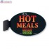 Hot Meals Ready To Go Merchandising Oval Aisle Talker - Copyright - A1PKG.com - 66520