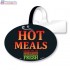 Hot Meals Ready To Go Merchandising Oval Shelf Dangler - Copyright - A1PKG.com - 66521