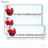In Store Holiday Special Merchandising Placards 2UP (11" x 3.5") - Copyright - A1PKG.com - 90210