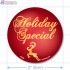 Holiday Special Circle Merchandising Labels - Copyright - A1PKG.com SKU # 90326