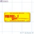 Package Reduced Bright Yellow Merchandising Labels - Copyright - A1PKG.com SKU # 99914