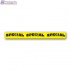Yellow Special 3D Starburst Merchandising Shelf Channel Strips Copyright A1PKG.com - 16024