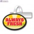 Always Fresh Merchandising Oval Shelf Dangler - Copyright - A1PKG.com - 16837