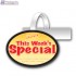 This Week's Special Merchandising Oval Shelf Dangler - Copyright - A1PKG.com - 16840