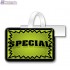 3D Starburst Green Merchandising Rectangle Shelf Dangler - Copyright - A1PKG.com - 16017