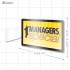 Manager's Special Merchandising Rectangle Aisle Talker - Copyright - A1PKG.com - 16853
