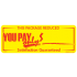Package Reduced Bright Yellow Merchandising Labels - Copyright - A1PKG.com SKU # 99914