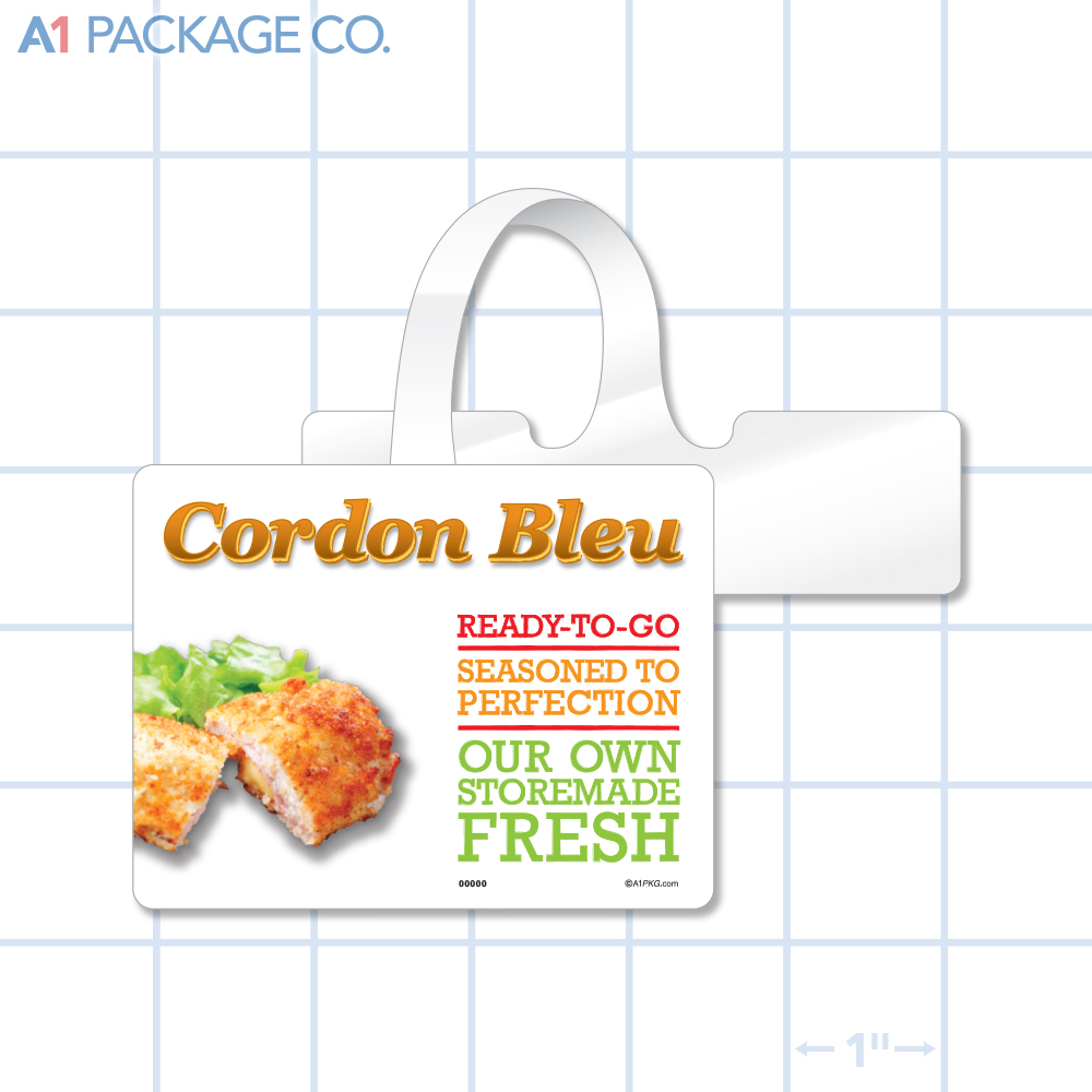 Cordon Bleu Rectangle Shelf Dangler (4x3 inch) 