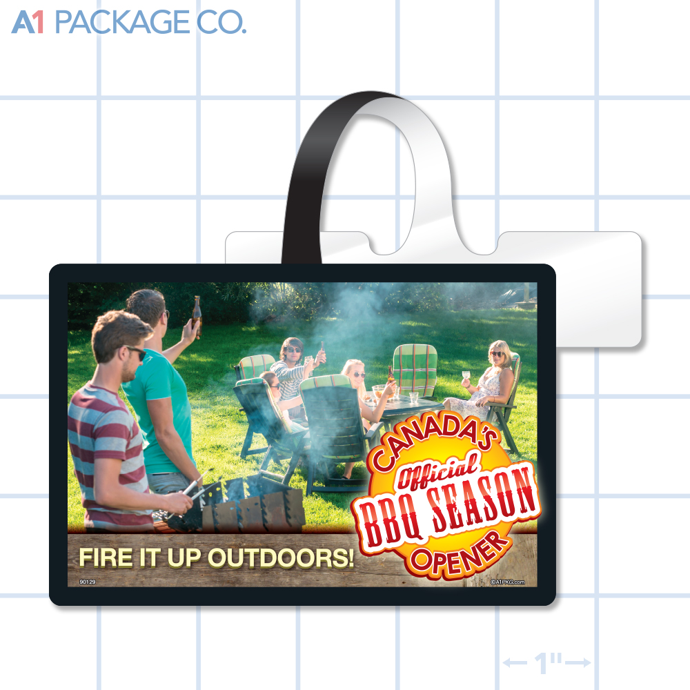 Victoria Day Rectangle Shelf Dangler (4x3 inch)