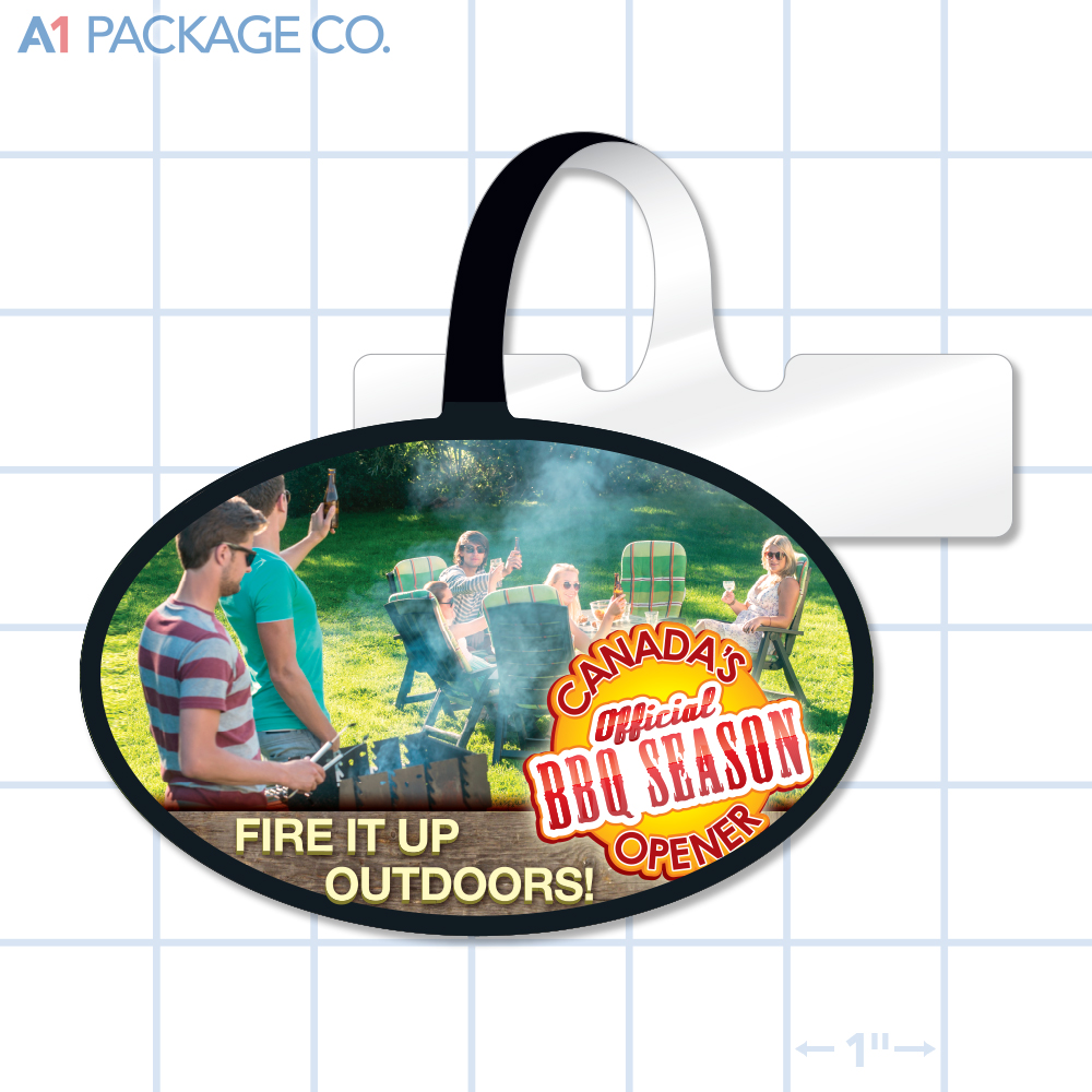 Victoria Day Oval Shelf Dangler (4x3 inch)